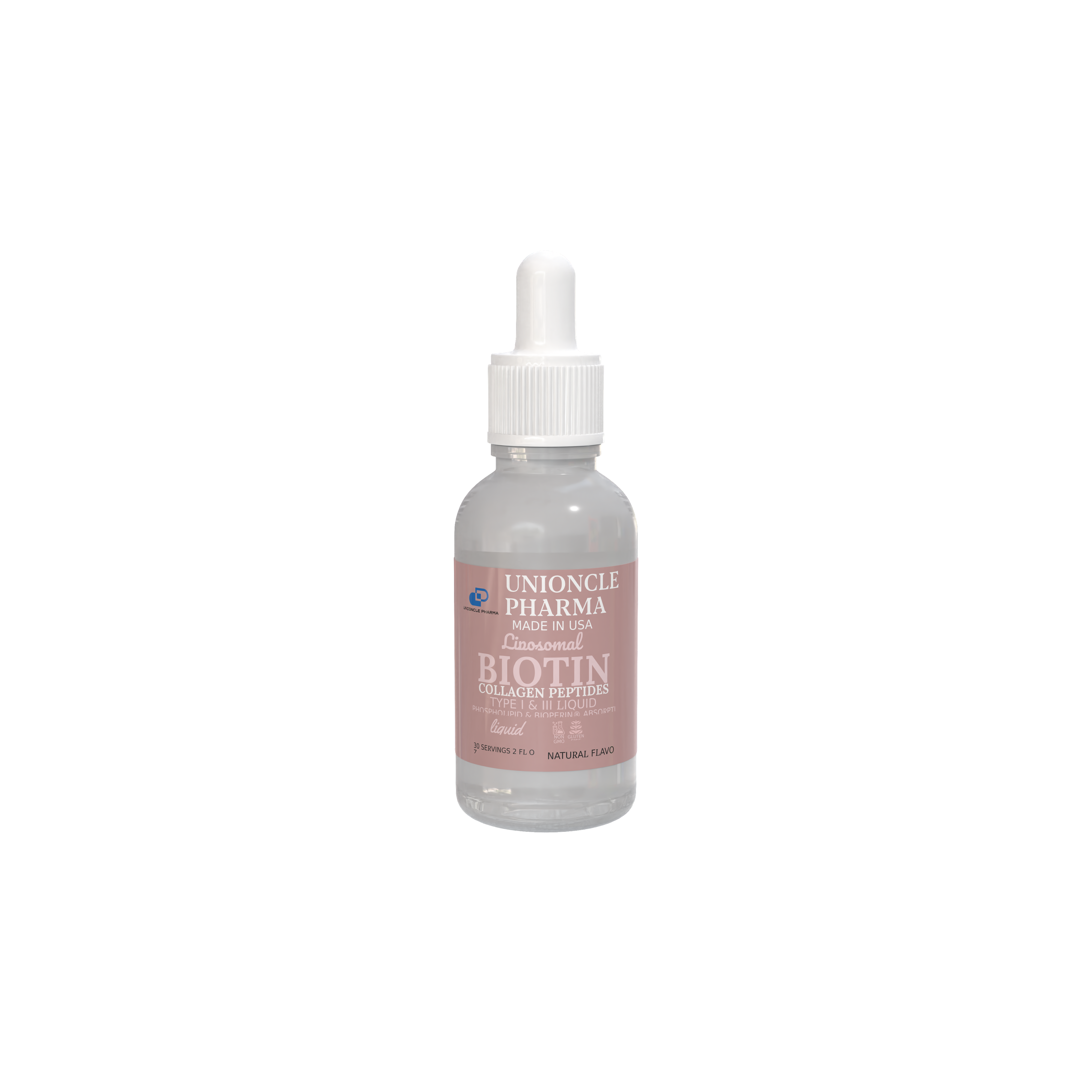 Liposomal Biotin & Collagen Peptides Type I & III Liquid