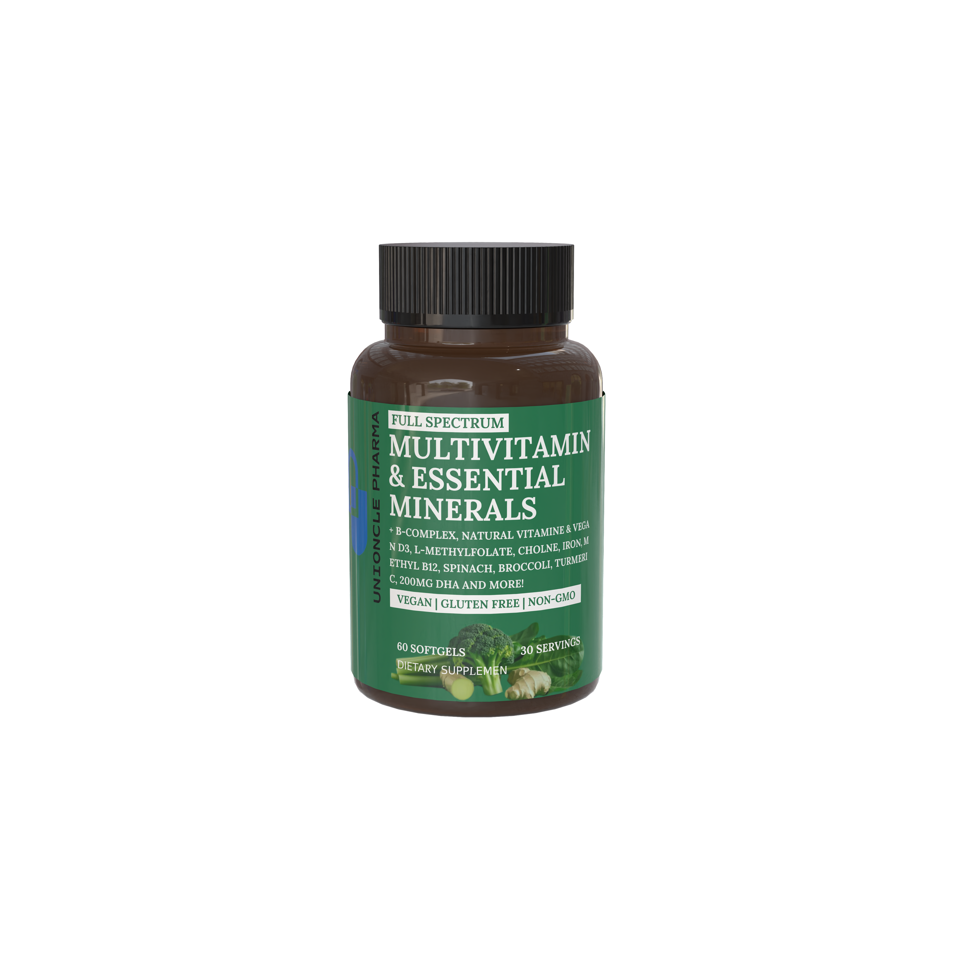 Full Spectrum Vegan Multivitamin & Essential Minerals Softgel
