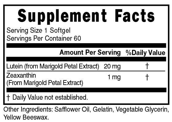 Eye Health Softgels - Supplement