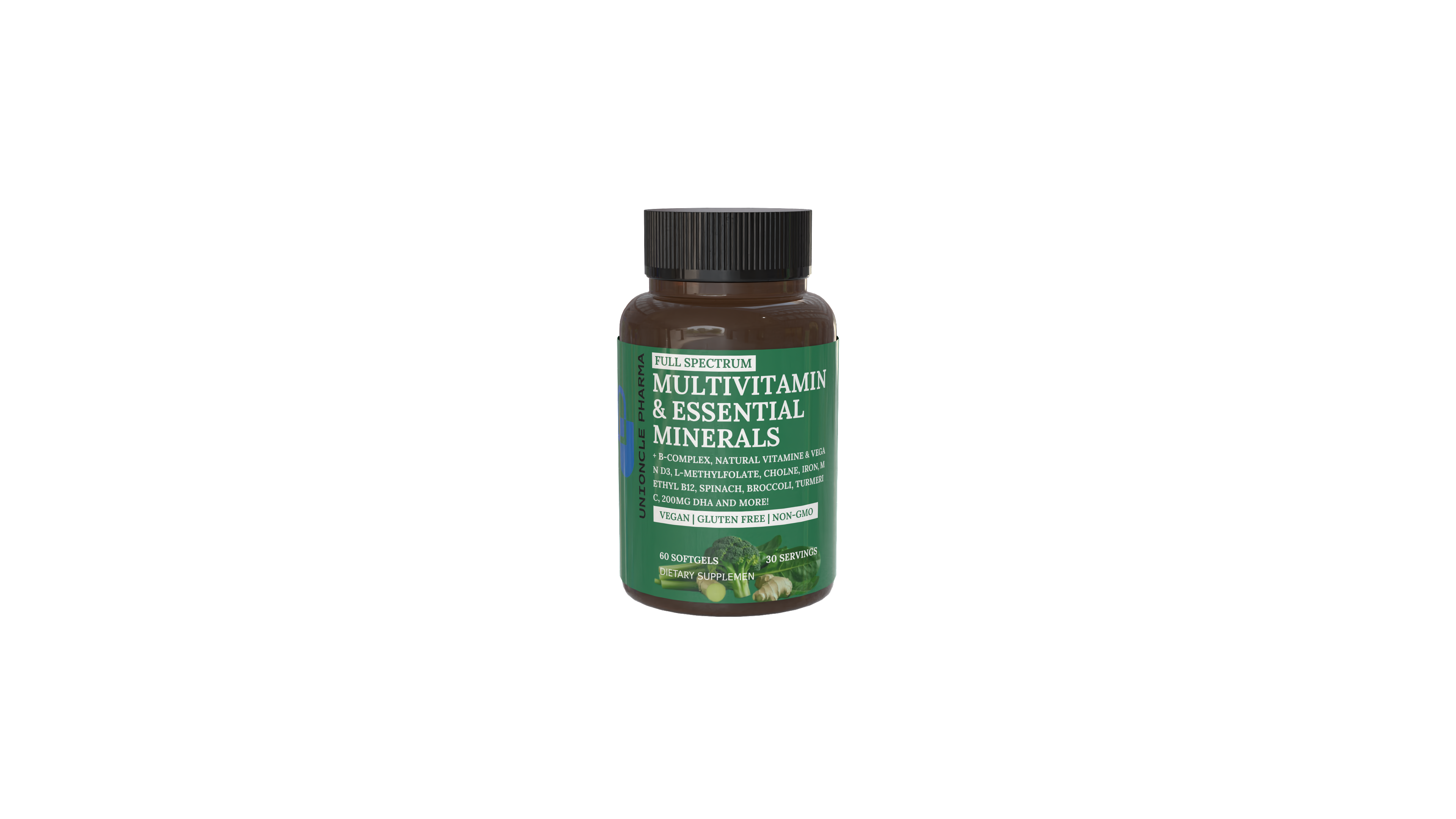 Full Spectrum Vegan Multivitamin & Essential Minerals Softgel