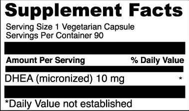 Micronized DHEA 10 mg (90) - Supplement